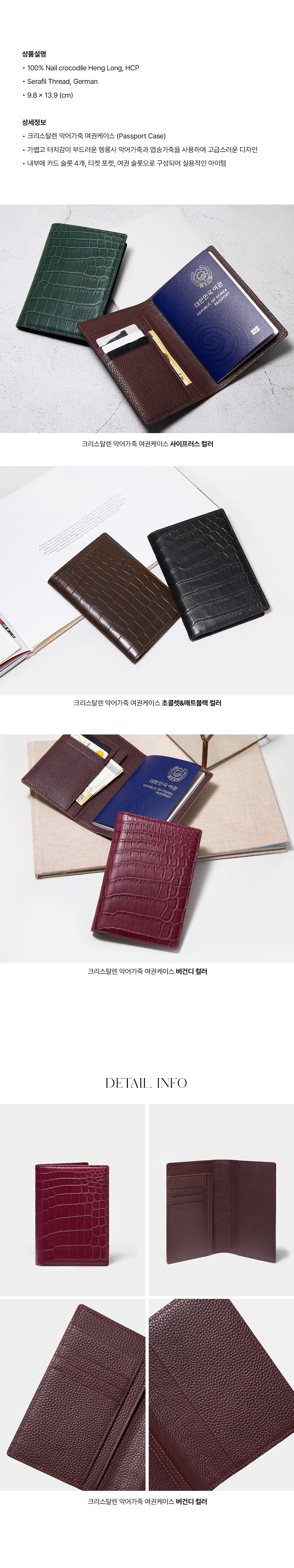 Passport Case — Photographs and details